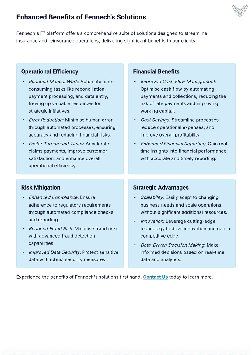 How does Fennech use different payment types to help its clients? Let's explore what their role is within Fennech's solutions and how it can benefit you!