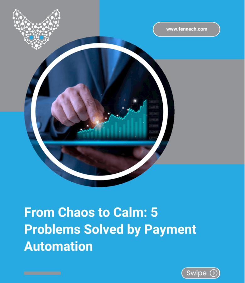 From Chaos to Calm: 5 Problems Solved by Payment Automation Tired of juggling invoices, chasing approvals, and worrying about payment errors? You're not alone! Discover how payment automation can be the silver bullet for your most pressing financial challenges. Say goodbye to manual headaches and hello to streamlined efficiency with Fennech’s Financial Framework (F³).