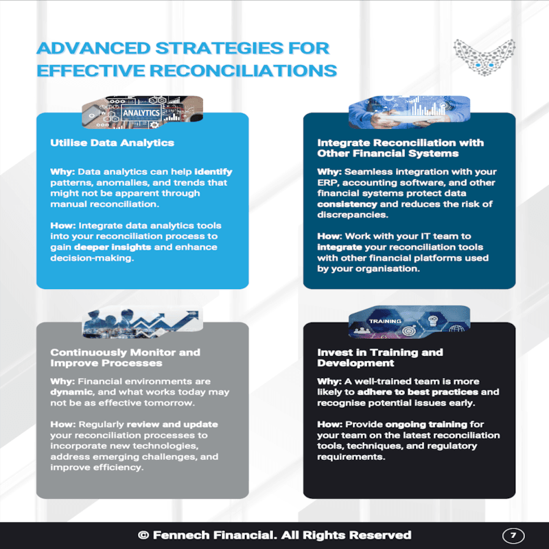 Advanced Strategies for Effective Reconciliation Find out about how best to utilise data analytics, integrate reconciliation with other financial systems and and a lot more!
.